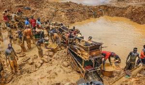 A galamsey site