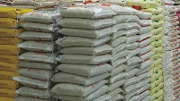 File photo: Bags of rice