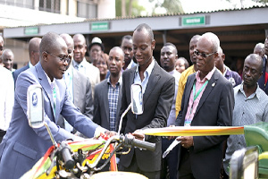 Items donated were assorted sanitation equipment valued at three (3) million Ghana cedis.