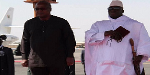 Mahama Jammeh The Gambia Visit Support