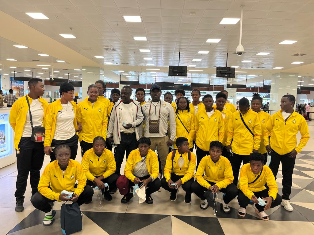 The Black Princesses at the airport