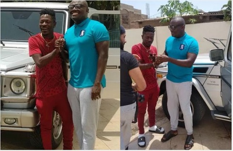 Shatta Wale recieves new G-Wagon on his birthday