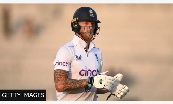 Ben Stokes was batting in the middle for the first time since July