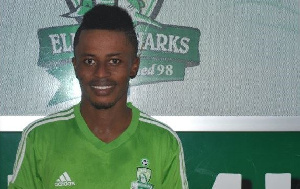 Hearts are leading the race to sign the highly-rated winger from Elmina Sharks