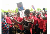 Sene teachers demonstrated on Thursday, July 8