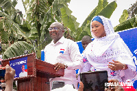 Mahamudu Bawumia, Vice President of Ghana with wife Samira Bawumia