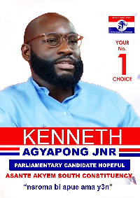 Kenneth Agyapong, son of Assin Central MP Ken Agyapong