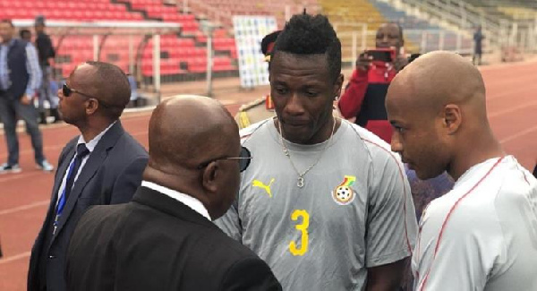 Gyan lost his captaincy to Andre Ayew