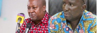 John Dramani Mahama, flagbearer of NDC and Socrate Safo