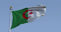 File Photo: Hoisted Algerian flag