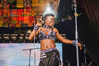 Wiyaala on stage  File Photo