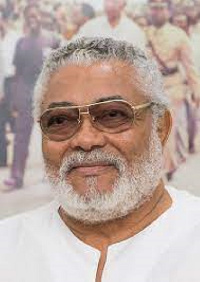 Ghana's former president, Jerry John Rawlings