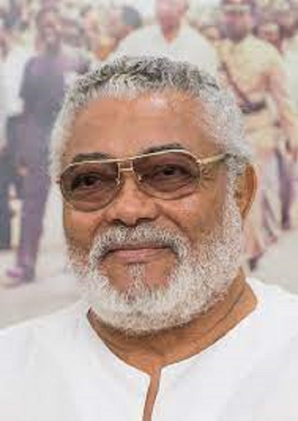 The late and former president of Ghana, Jerry John Rawlings