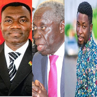 Former Deputy Agric Minister, William Quaitoo, Senior Minister, Yaw Osafo-Maafo and Kwame A-Plus