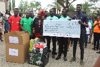 55 beneficiary businesses were awarded with funds and tooling, amounting to GH