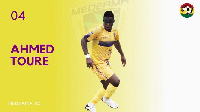 Medeama striker, Ahmed Toure