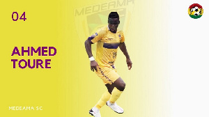 Medeama striker, Ahmed Toure