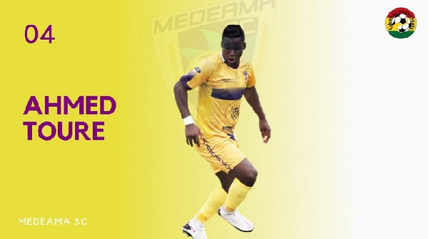 Medeama striker Amed Toure