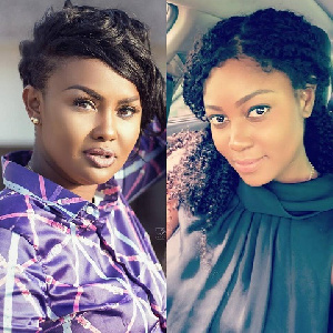 Yvonne Nelson (L), Nana Ama Mcbrown (R)