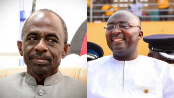 NDC scribe Asiedu Nketia and Vice President Dr. Mahamudu Bawumia