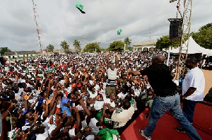 Vice President, Paa Kwesi Bekoe Amissah-Arthur on campaign tour