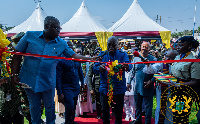 The ceremony was held at Gondar Barracks, in Burma Camp, headquarters of the Armed Forces