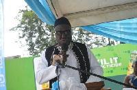 President of 4th Garrison Officers Mess Tennis Club, Mr. Salifu Seidu Abebe