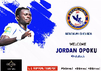 Midfielder Jordan Opoku