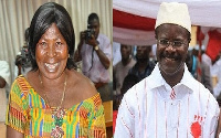 Madam Akua Donkor and Dr Papa Kwesi Nduom