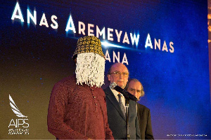 Anas Aremeyaw Anas is known for his dangerous and daring investigative works