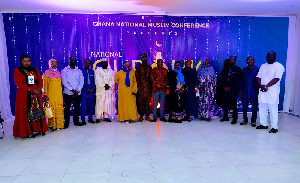 Organizers and members of the high table in a group photo