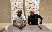 Coach Otto Addo and Andre Dede Ayew