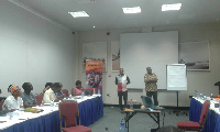 Participants at the on-going UNFPA/UNHCR training on Comprehensive Sexuality Education