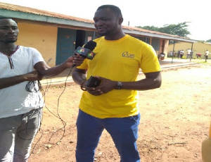 David Issaka Speaking To The Media