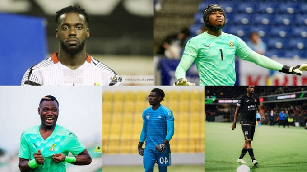 A photo of Players who could replace Jojo Wallacott, Ofori, and Baba Iddrisu in final Black Stars sq