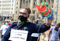 A protest was held outside the Nigerian High Commission last week