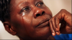 Black Woman Crying