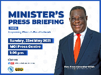 The Roads and Highways minister is addressing this week's Minister's Press Briefing