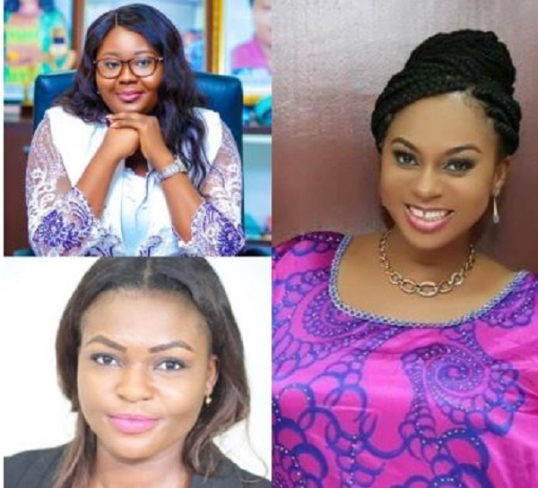 Miss Fransisca Oteng, Jocelyn Tetteh and Mrs Sarah Adwoa Safo