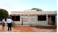 Guests tour a show house during the Official Launch of Kilifi-based Green Heart of Kenya Development