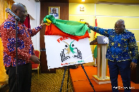 Vice President Bawumia and President Akufo-Addo during the launch of Free SHS