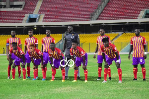 Players of Accra Hearts of Oak SC