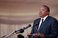 Kenyan President Uhuru Kenyatta