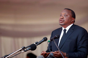 Kenyan President Uhuru Kenyatta