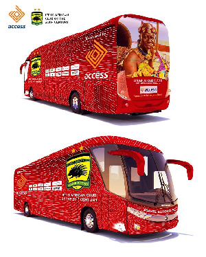 Asante Kotoko's new bus