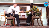 Iain Walker with Kwabena Kyenkyenhene Boateng  on '21 minutes with KKB'