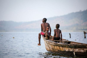 ALONG THE VOLTA LAKE