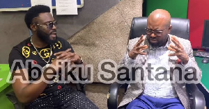 Ahkan speaking to Abeiku Santana