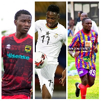 Imoro Ibrahim, Baba Rahman and Denis Korsah