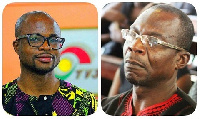 Kwakye Afreh-Nuamah and Affail Monney, GJA President